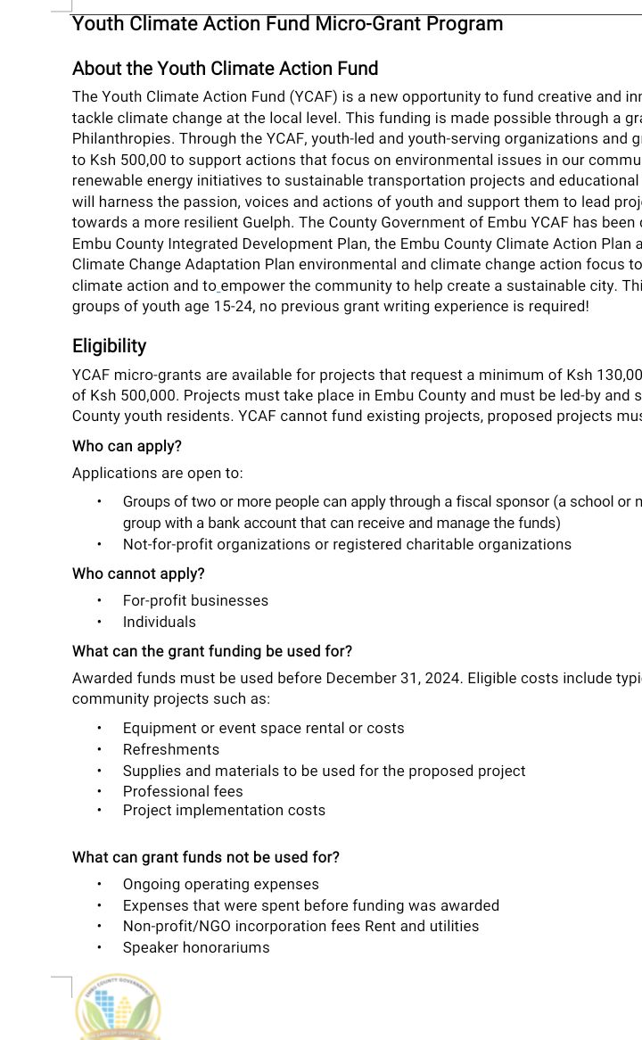 Youth Climate Action Fund Micro-Grant Program (18)