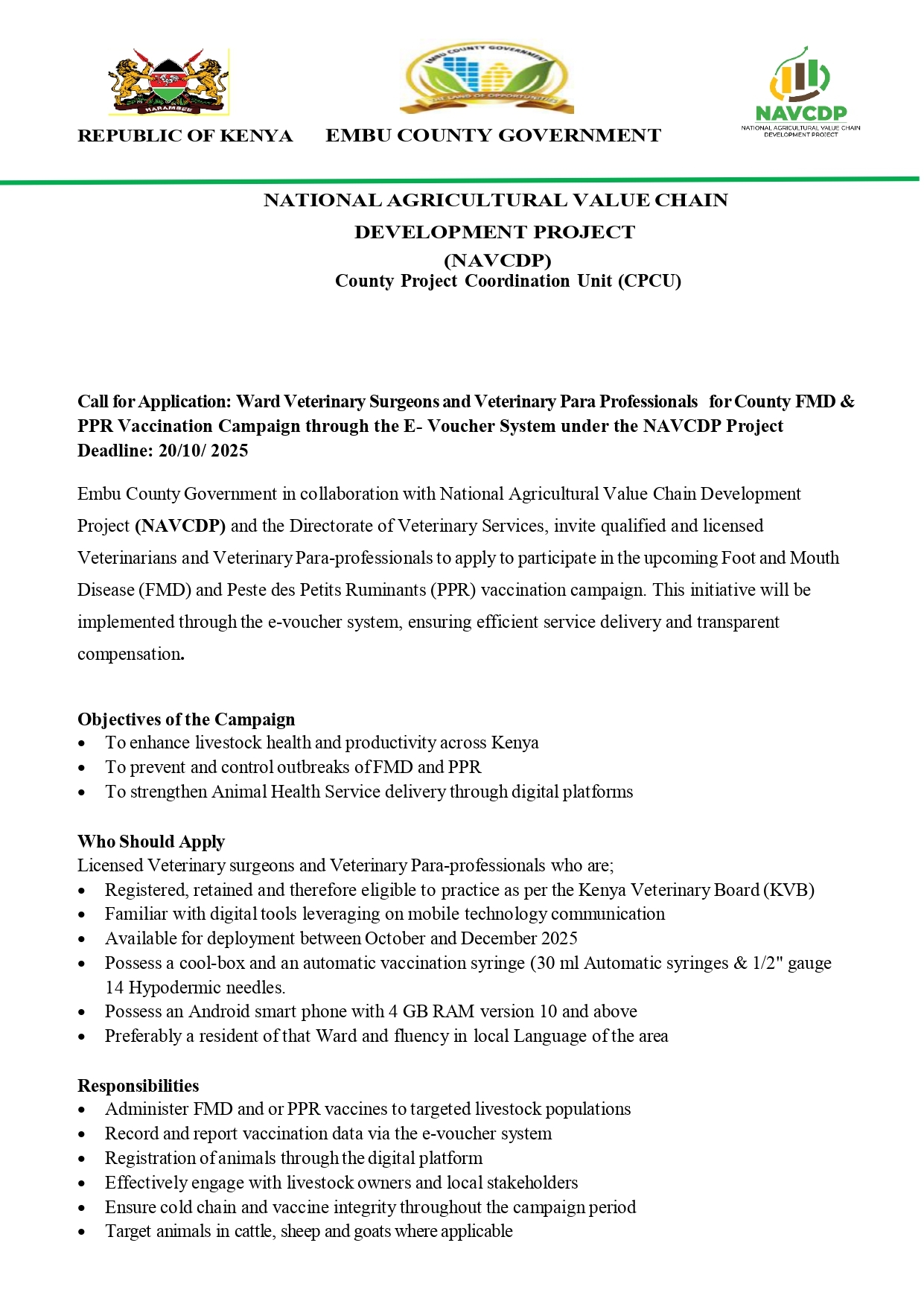 vacancies
