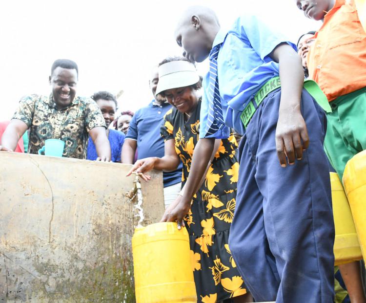 Commissioning Of The Gitanangungu Conreter Dam Maji Mashinani!